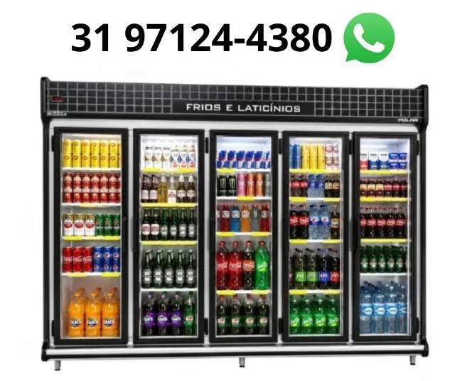 Auto Serviço 5 Portas Polo Frio 220V com LED