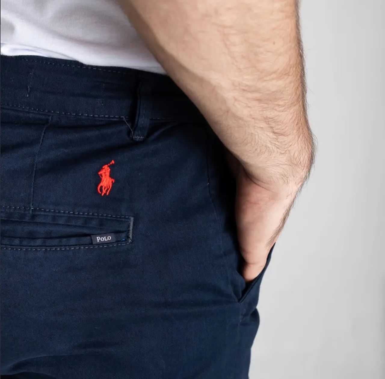 Calça Sarja Slim RL Azul Marinho