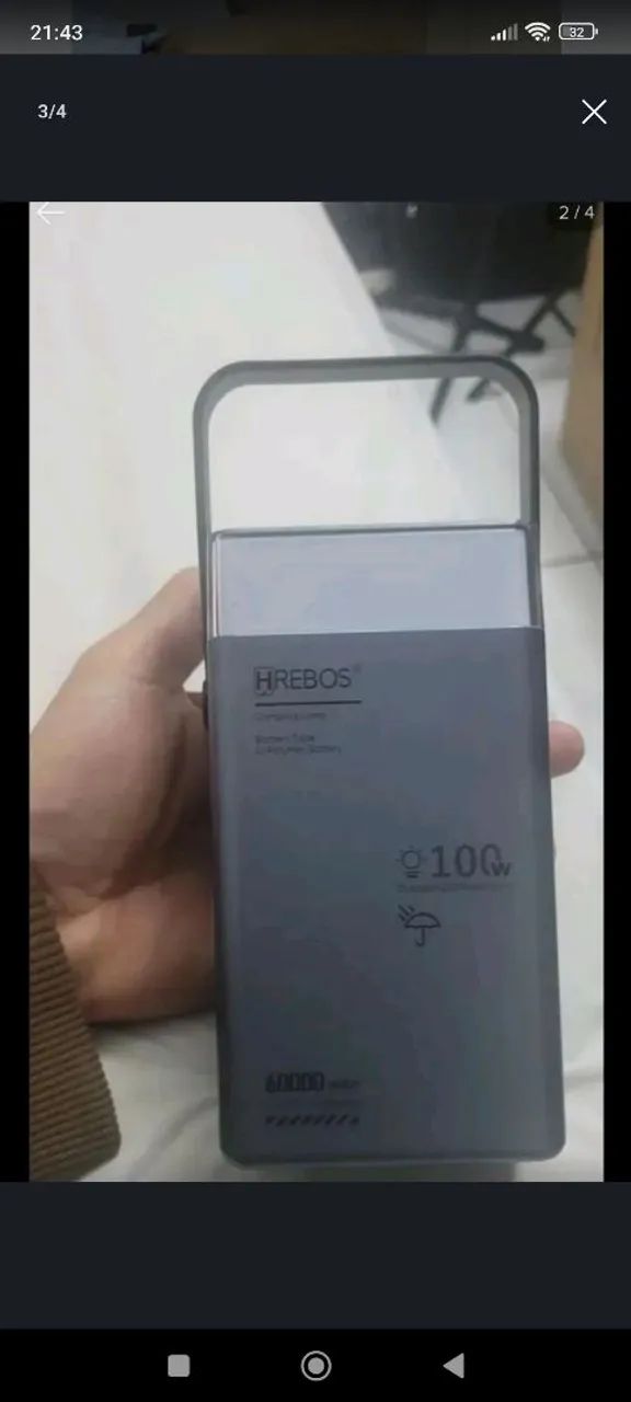 Carregador pra celular portátil  - Foto 2