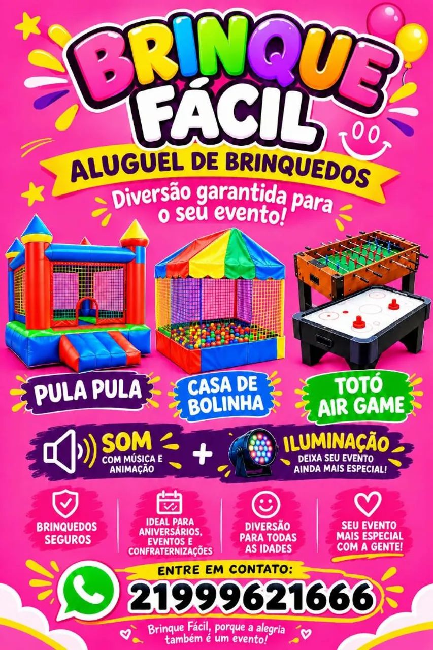 Diversão para sua festa 