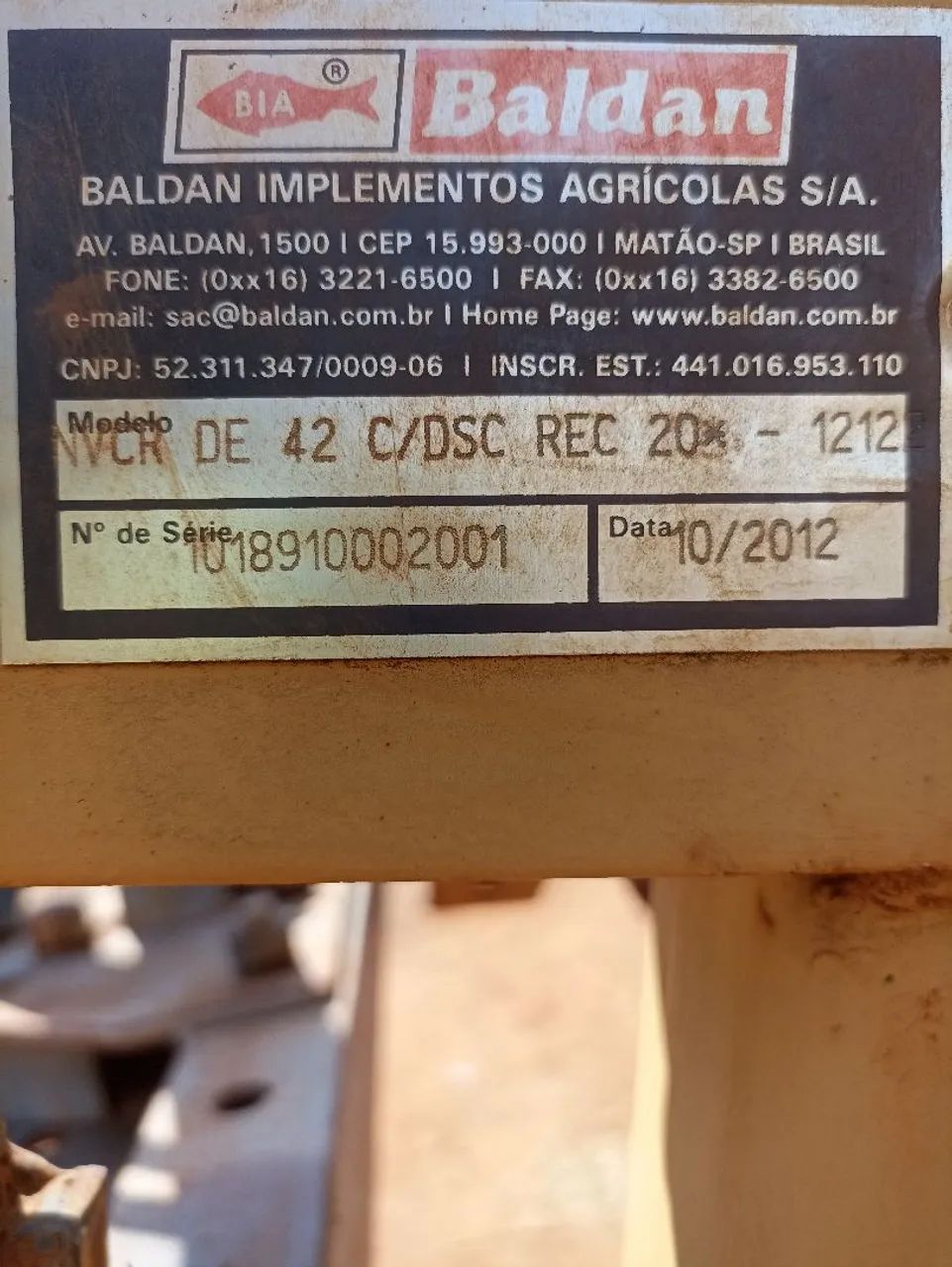 Grade niveladora 42 discos de comando hidráulico - Foto 2