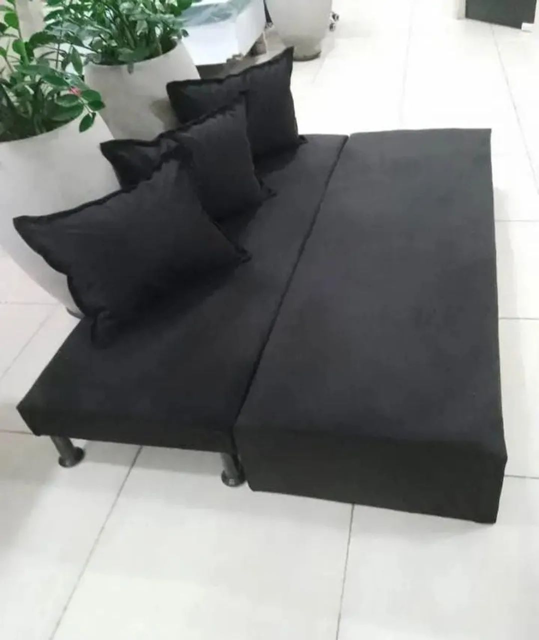 Sofanete de luxo Sofá cama com pes - Foto 2