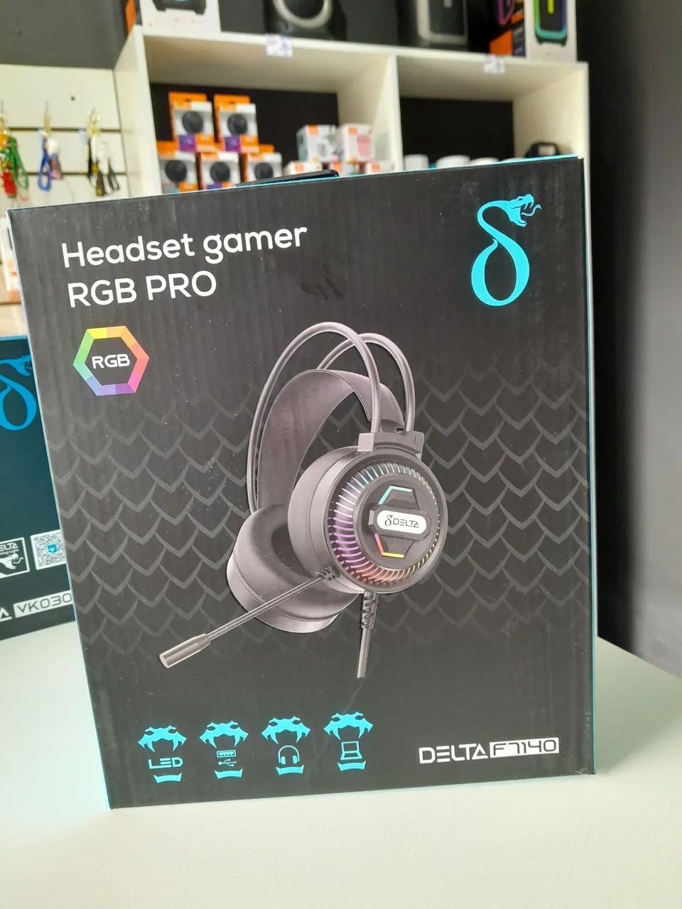 Kit gamer teclado mouse mousepad e headset gamer  - Foto 3
