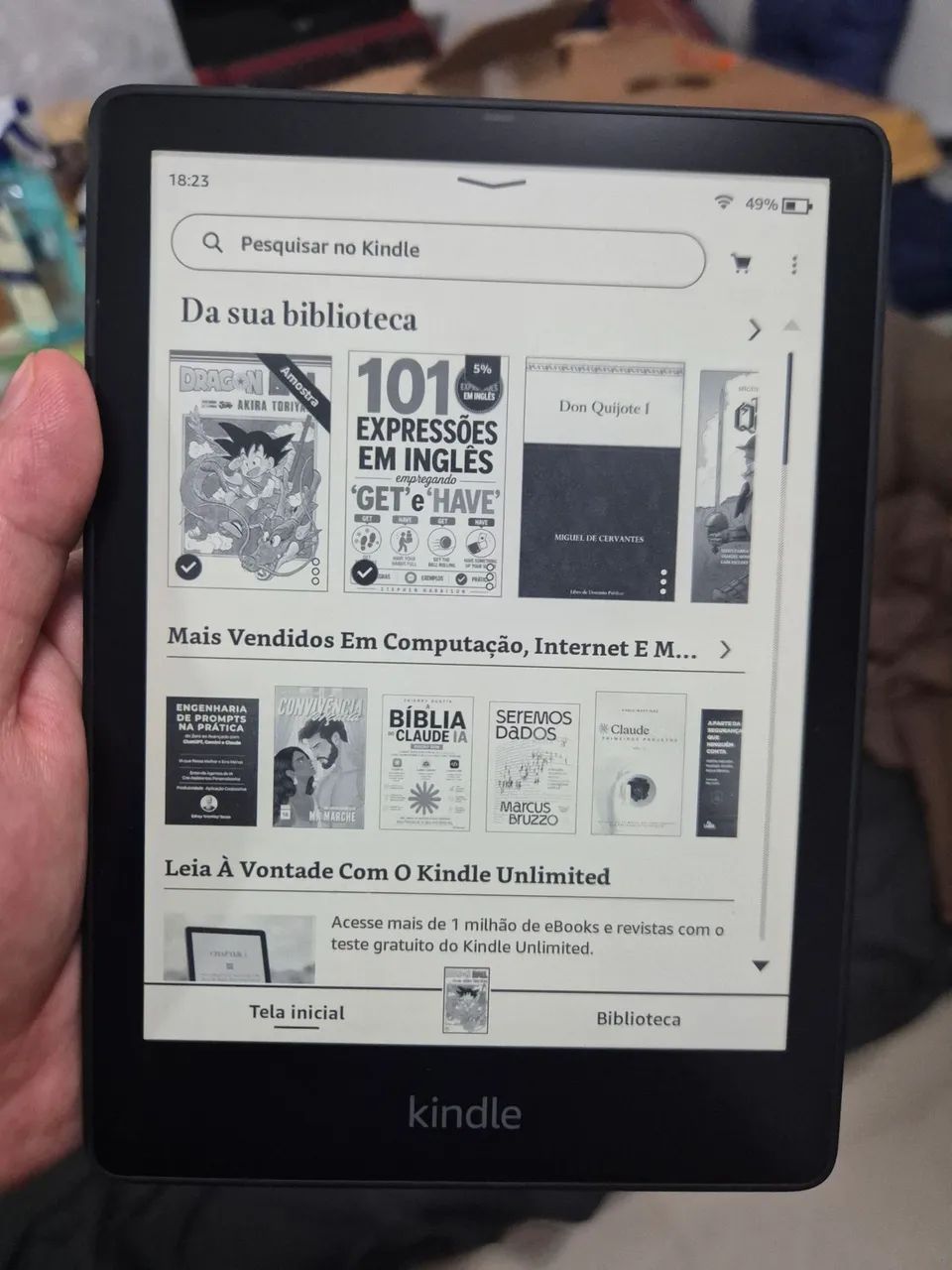 Kindle Paperwhite Signature Edition 11. Ótimo Estado. Capa +Cabo - Foto 5