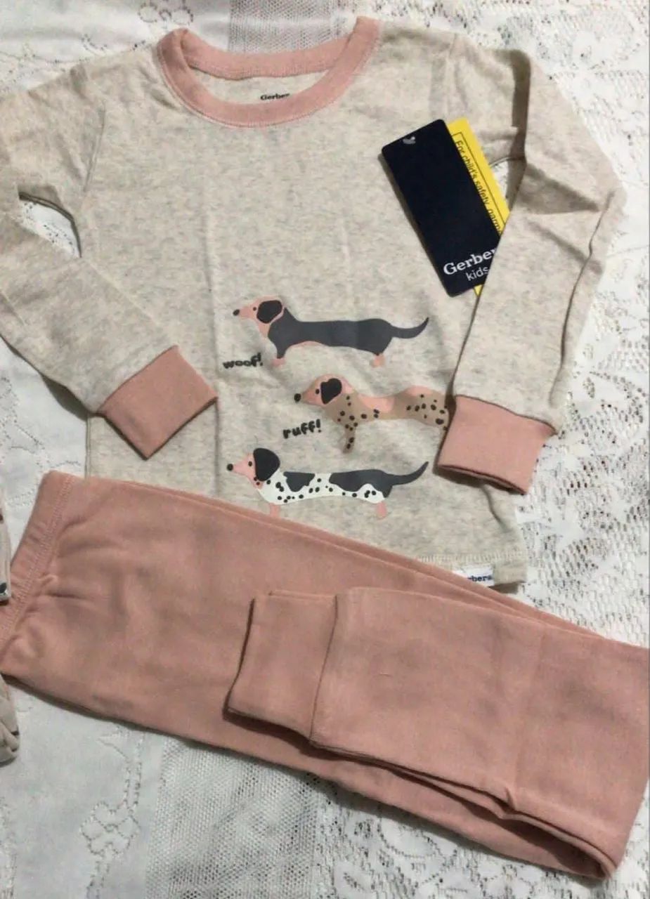 2 Pijamas sem pé Gerber Tam 3 - Foto 2