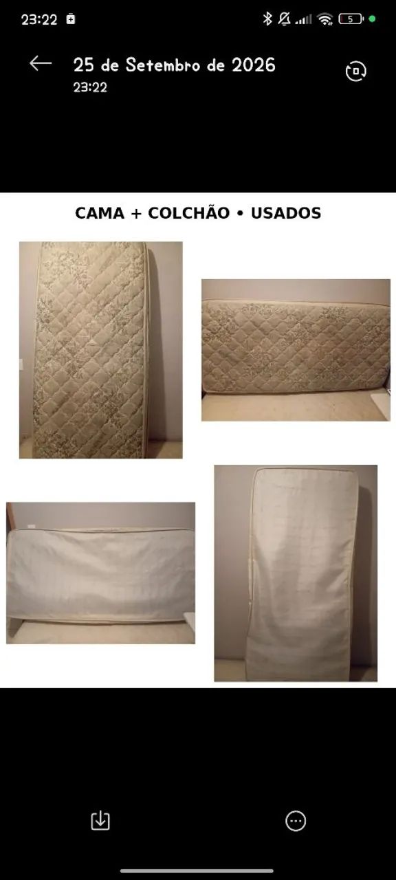 Cama solteiro 