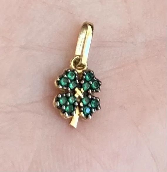 Pingente Trevo Ouro 18k - Foto 2