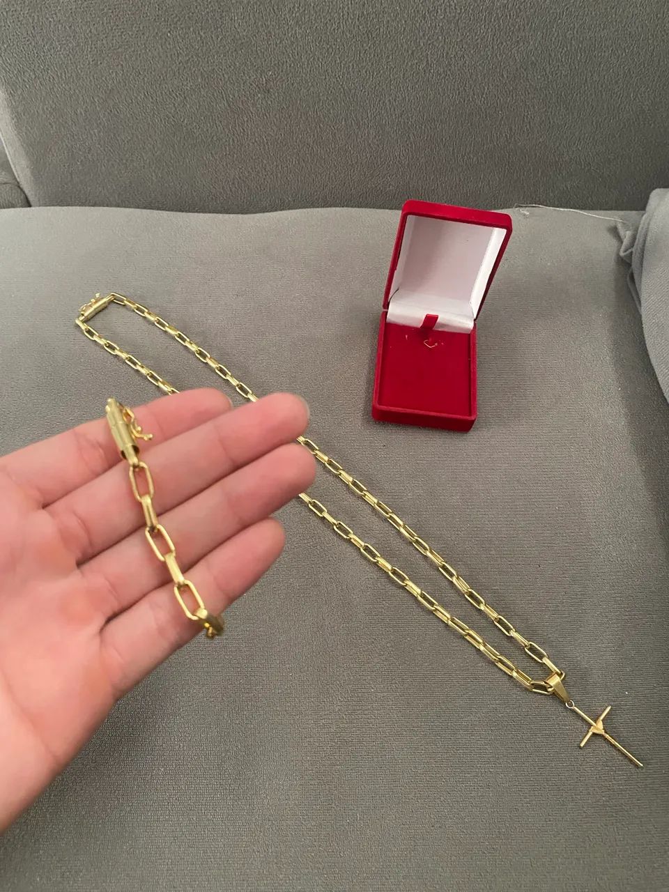 Corrente s pulseira 18k