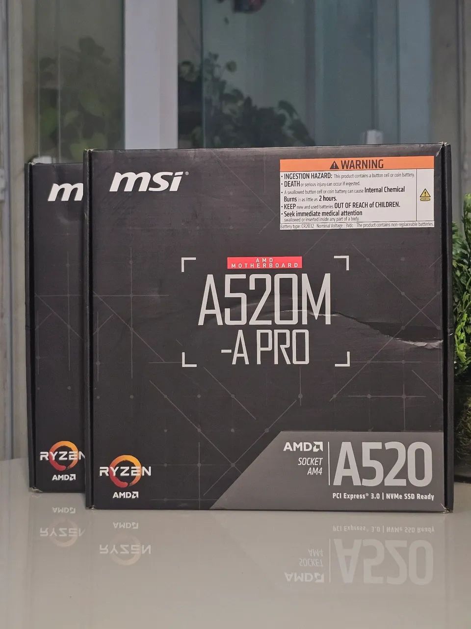 Placa mãe AM4 A520M MSI-A PRO ( NOVA)