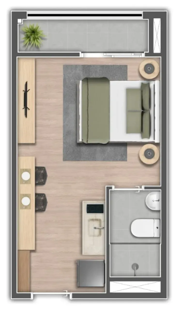 PLANTA 20m²