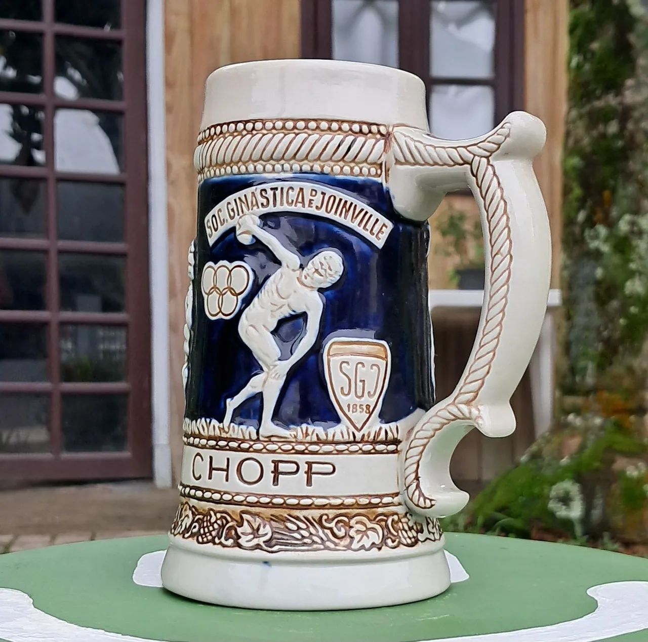 Caneca do 2° Baile do Chopp em 1968. Joinville.  - Foto 3