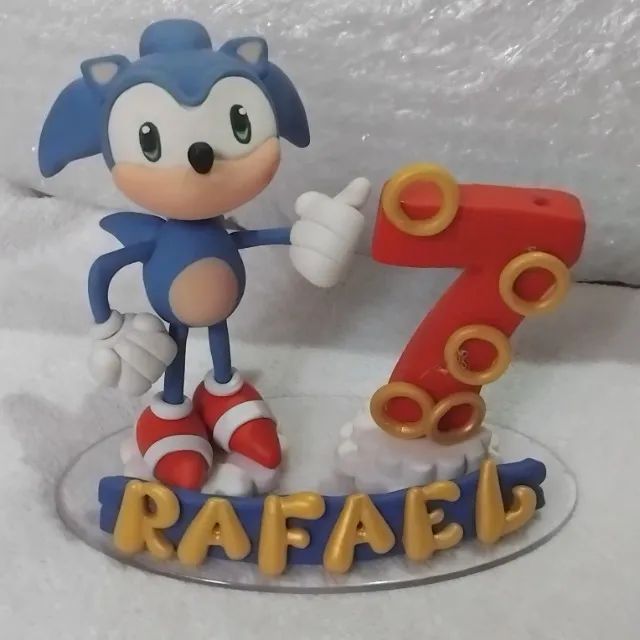 Vela Sonic com nome Rafael