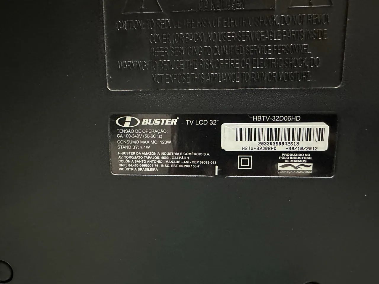 Tv 32 polegadas c/defeito  - Foto 3
