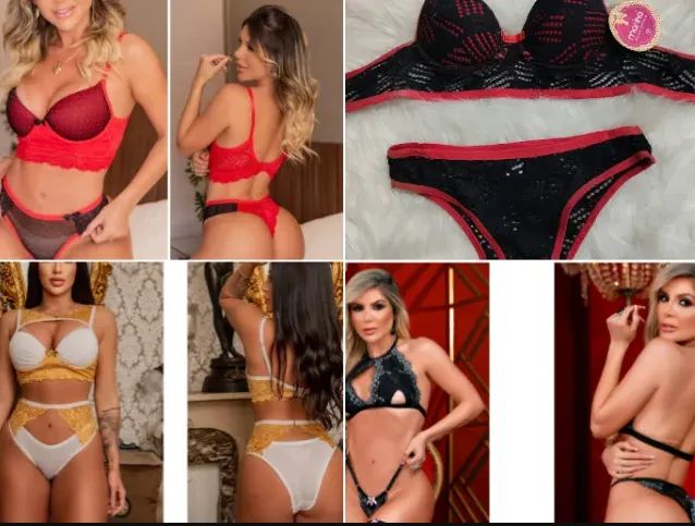 kit 20 conjuntos de lingerie com leves defeitos 199,00 - Foto 4