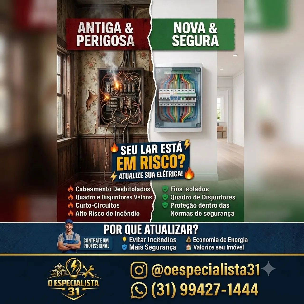 REFORMA ELÉTRICA PROFISSIONAL  - Foto 2