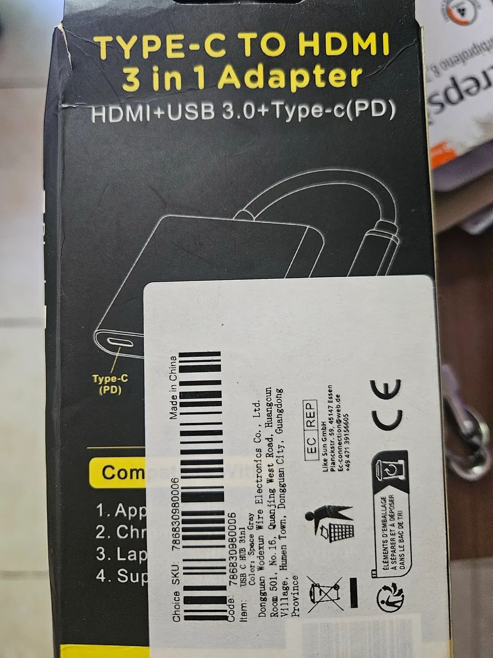 Adaptador usb c - Foto 3
