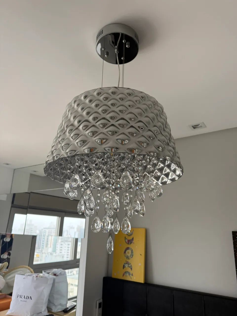 Lustre cristal Lamp luz  - Foto 4