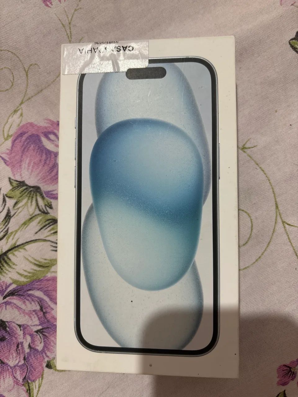 iPhone 15 bateria 100% cor: azul 