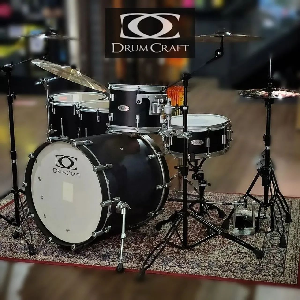 Bateria DrumCraft Series8 Rock Maple Shell Pack (Nova) - Foto 2