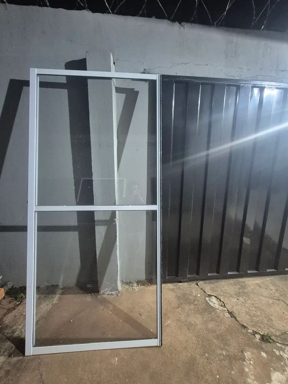Porta de correr vidro blindex 1 mts largura 2.12 altura 