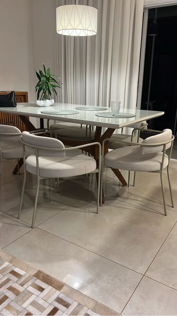 Conjunto 6 cadeiras 