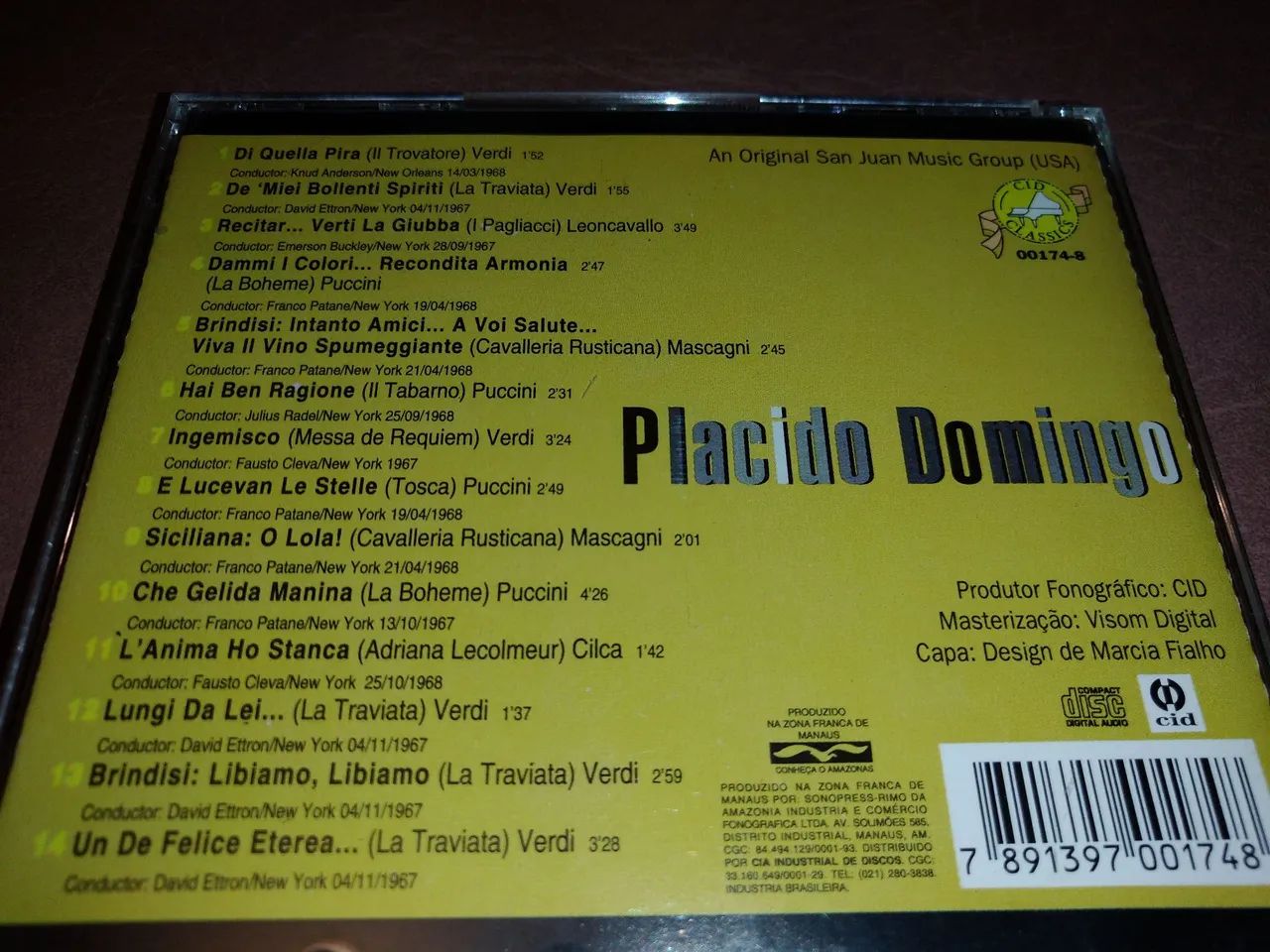CD original Placido Domingo  - Foto 4