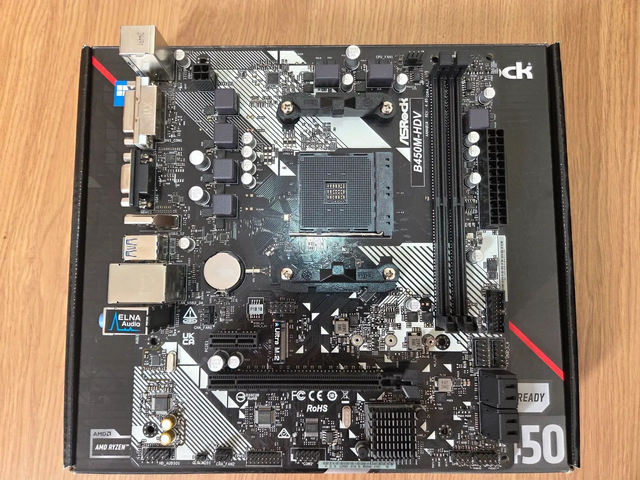 Placa mãe B450M-HDV Asrock - Foto 2
