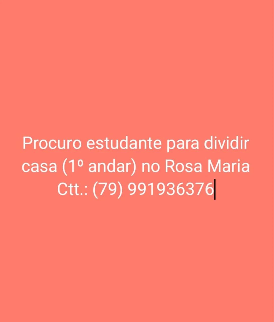 Casa próxima à UFS