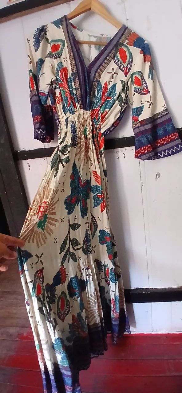 Vestido longo tamanho m e g 