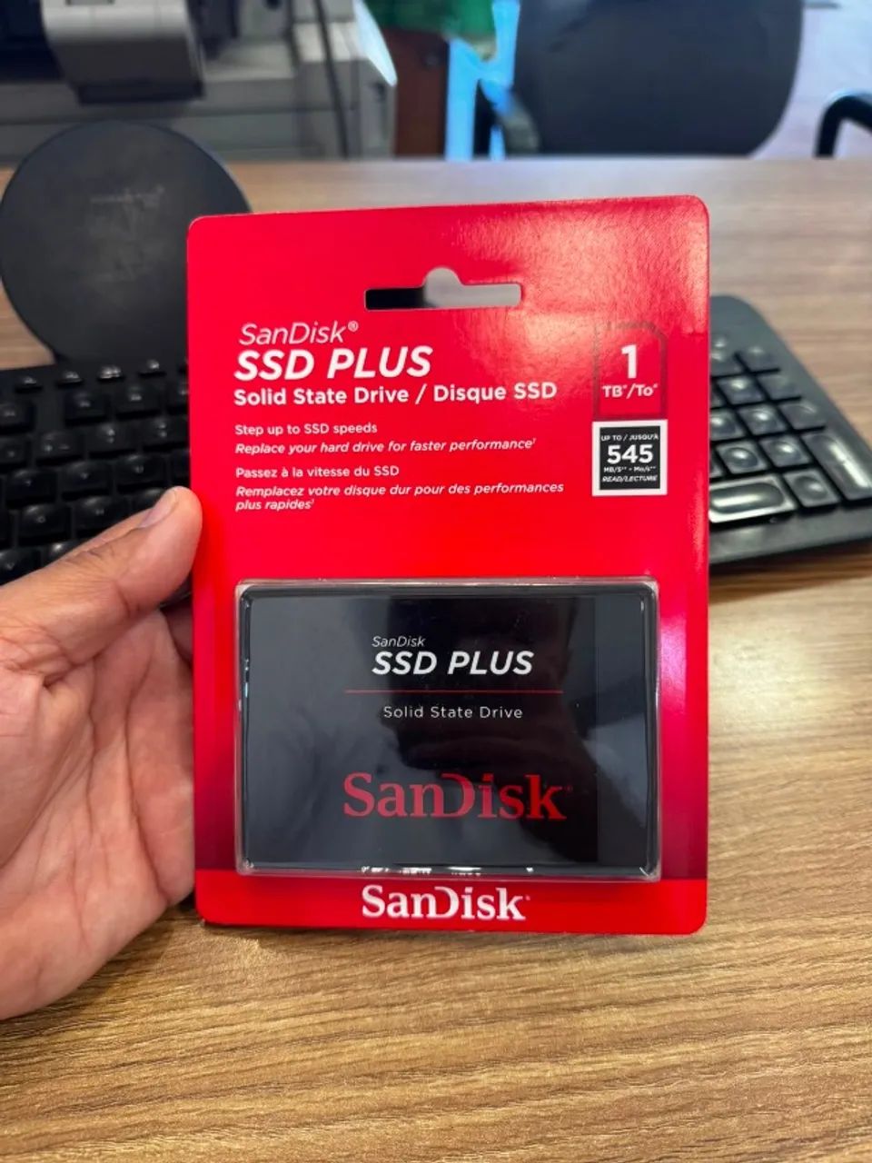 SSD SanDisk Plus 1TB SATA III - Novo e Lacrado | Pronta Entrega