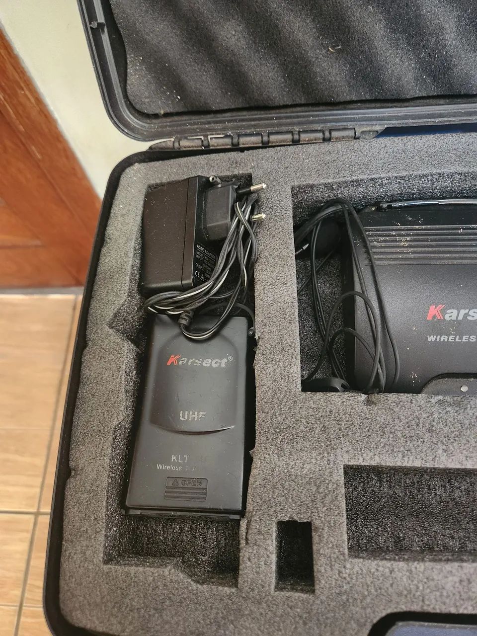 Microfone lapela UHF karsect - Foto 3