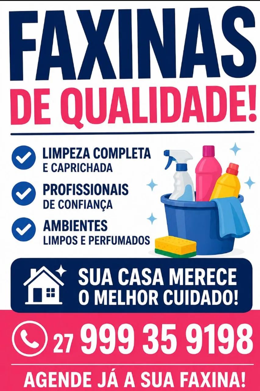 Faxina de qualidade 