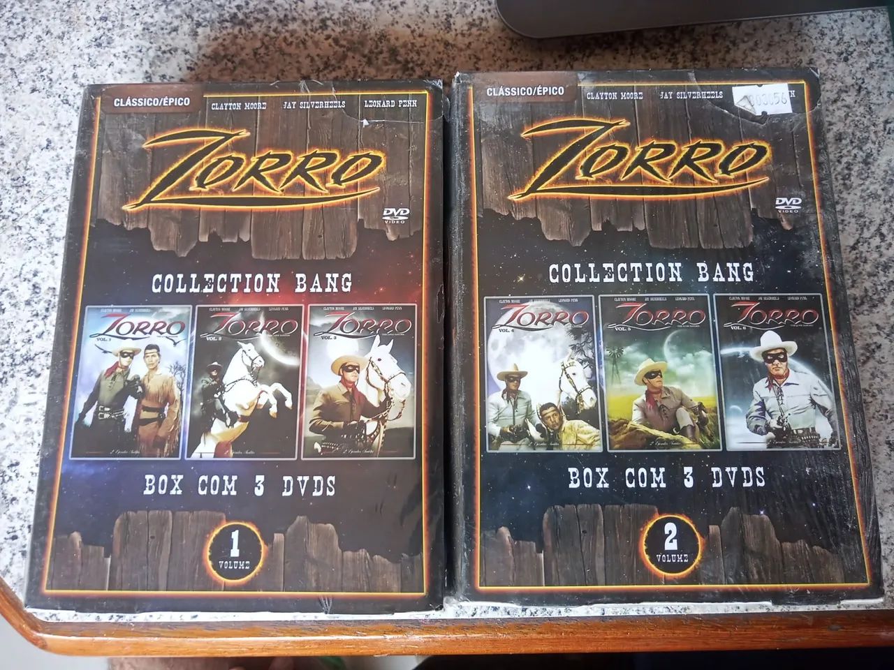 BOX DVDS Coleção Zorro Collection Bang 1 e 2 ( NOVO LACRADO