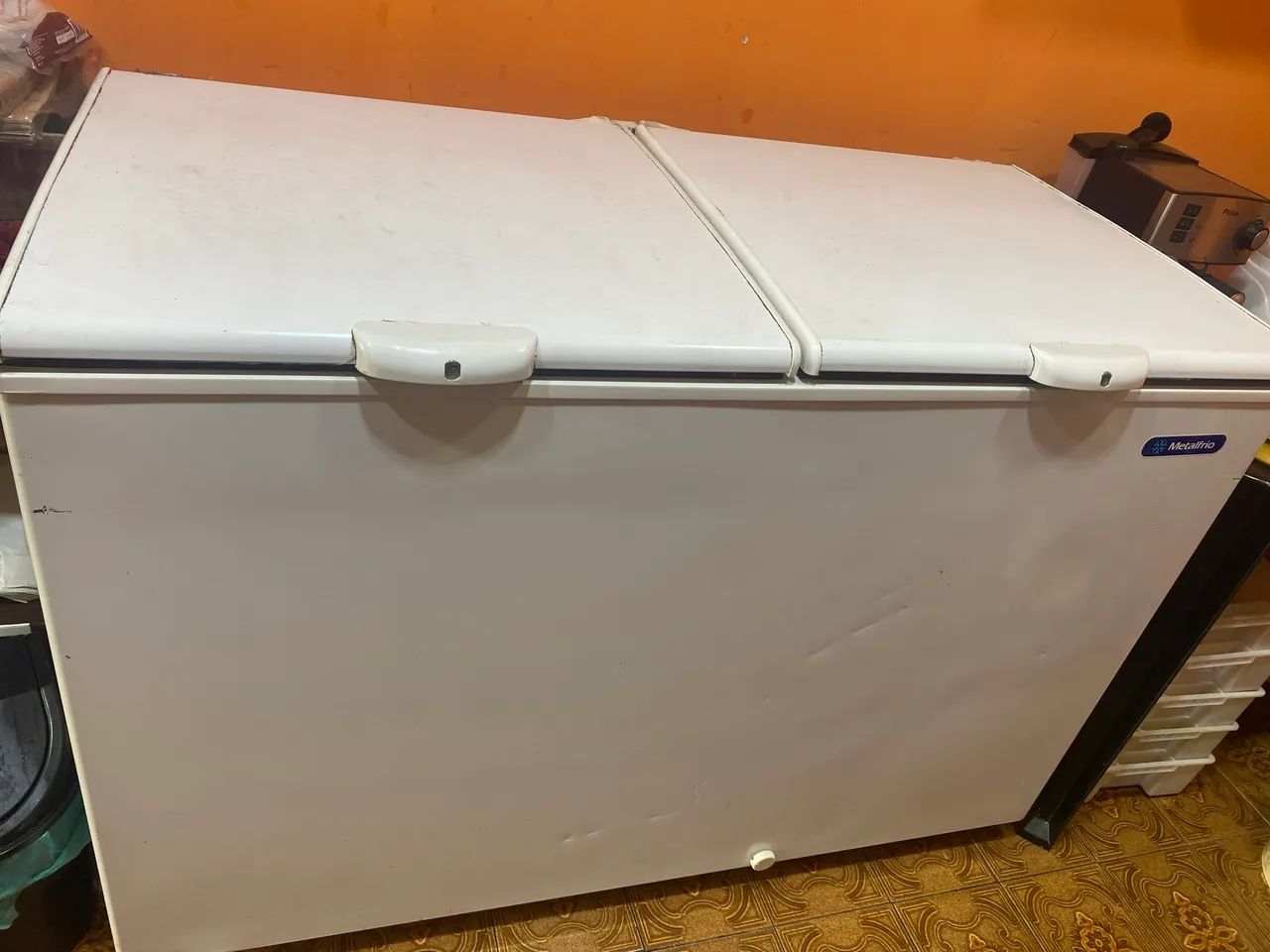 Refrigerador e freezer 2 portas horizontal  - Foto 5