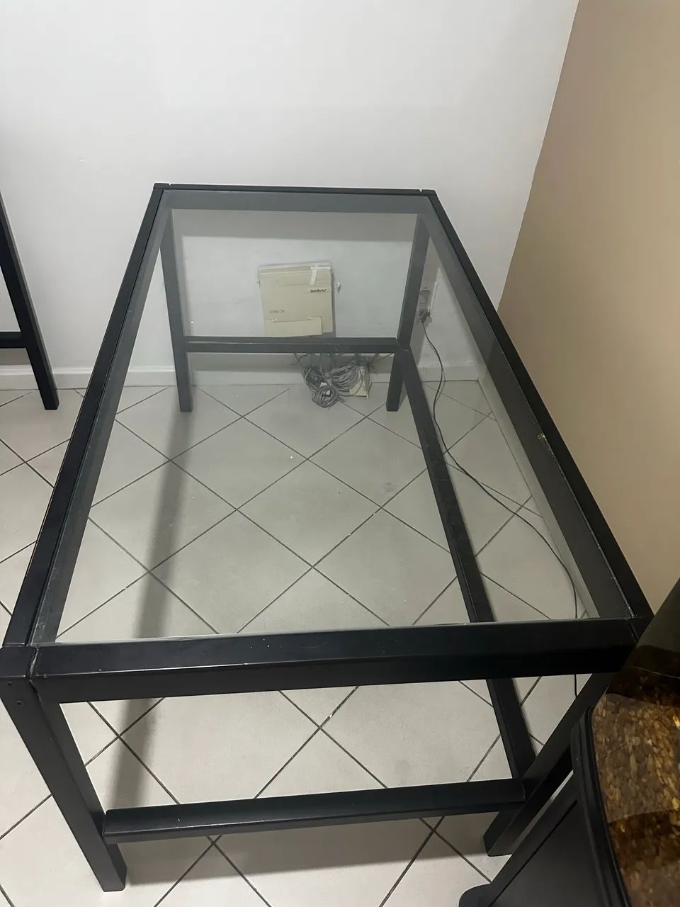 Mesa de vidro - escritório 