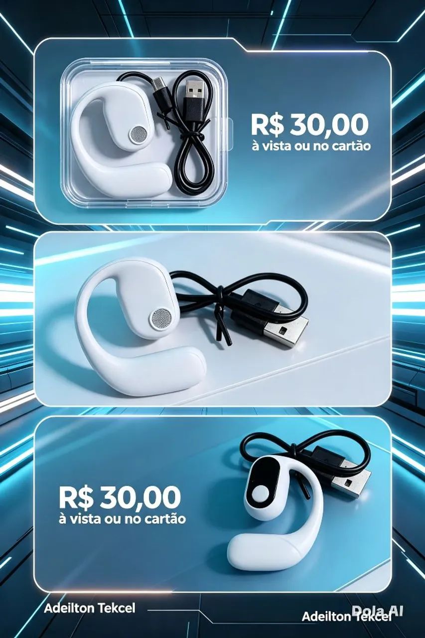 Find me de ouvido Bluetooth.