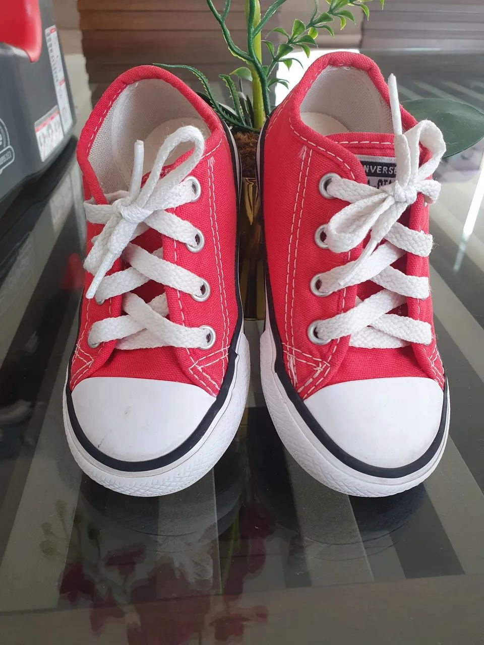 Converse All Star tênis vermelho Tam 22