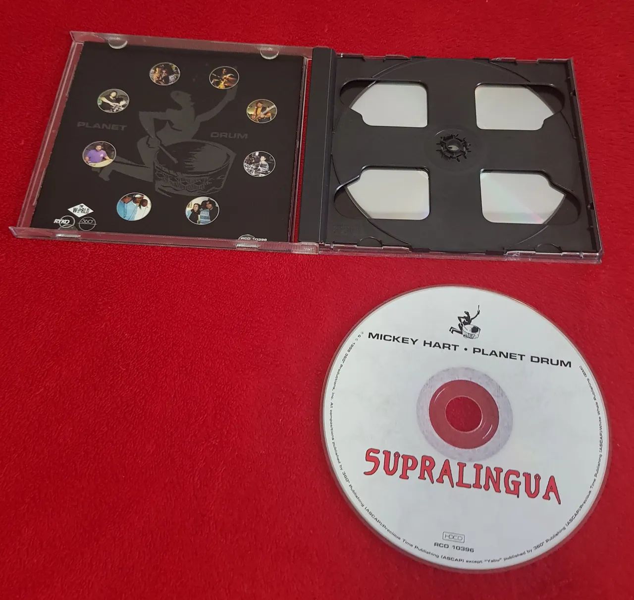 Cd duplo Mickey Hart - Planet Drum - Supralingua  - Foto 4