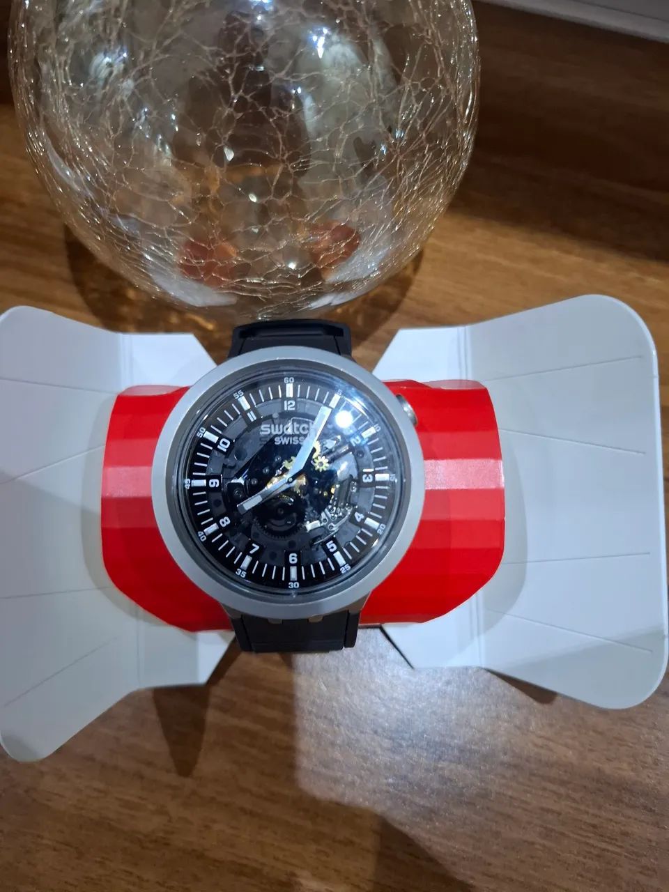 Relógio Suíço Swatch Irony Skeleton - Foto 3