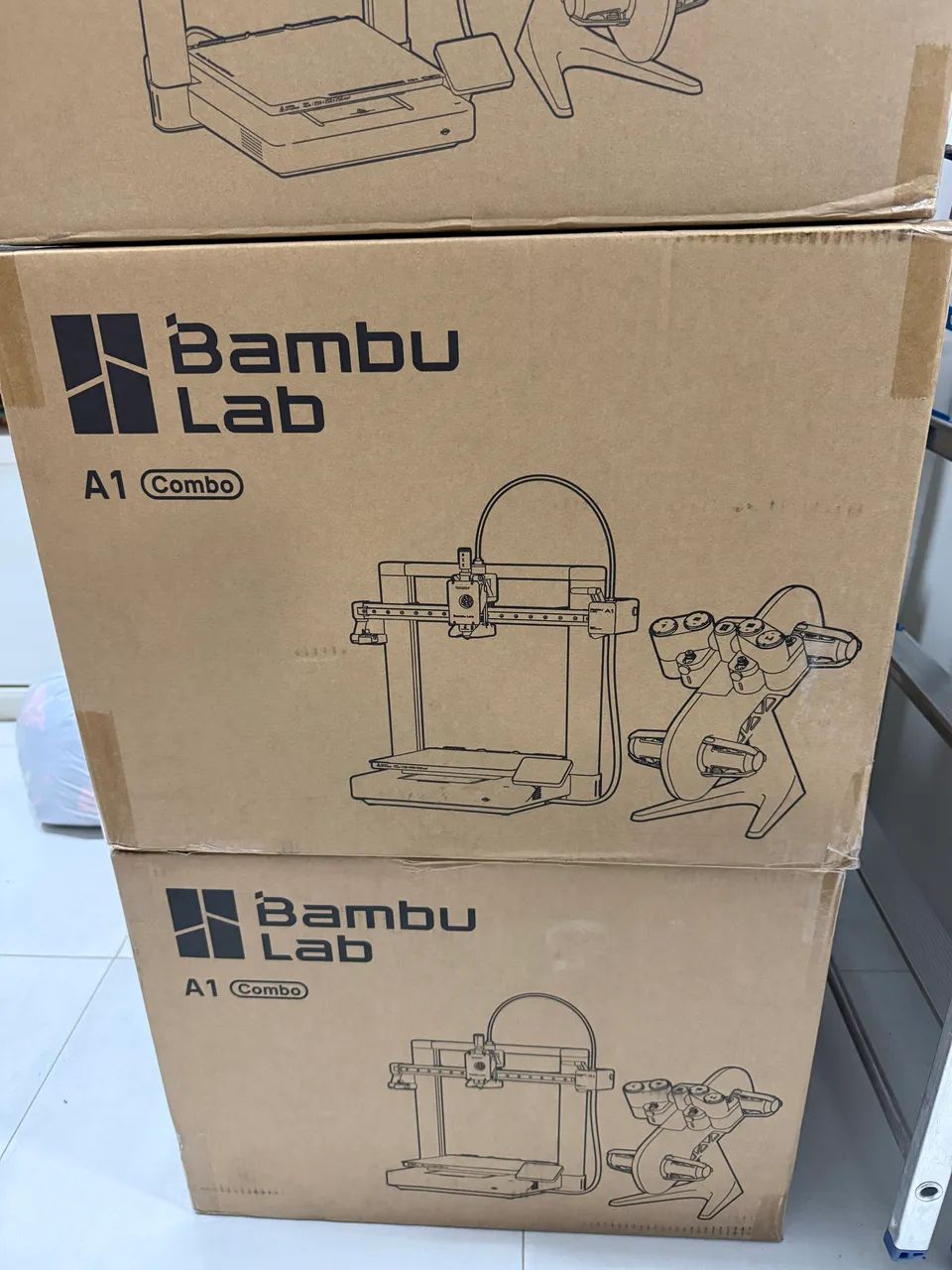 Impressora 3D Bambu Lab A1 Combo Lacrada