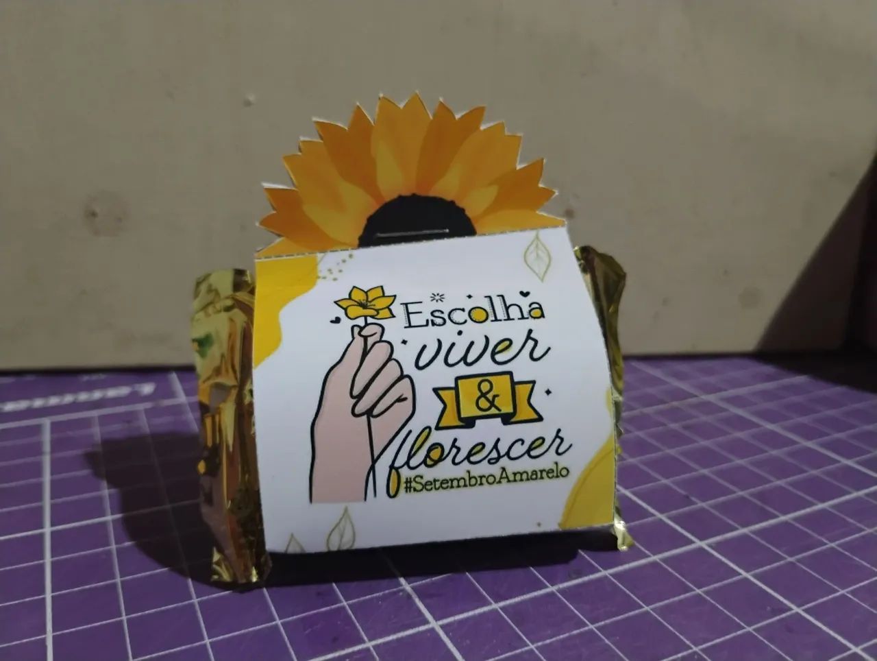 Lembrancinha Setembro Amarelo 