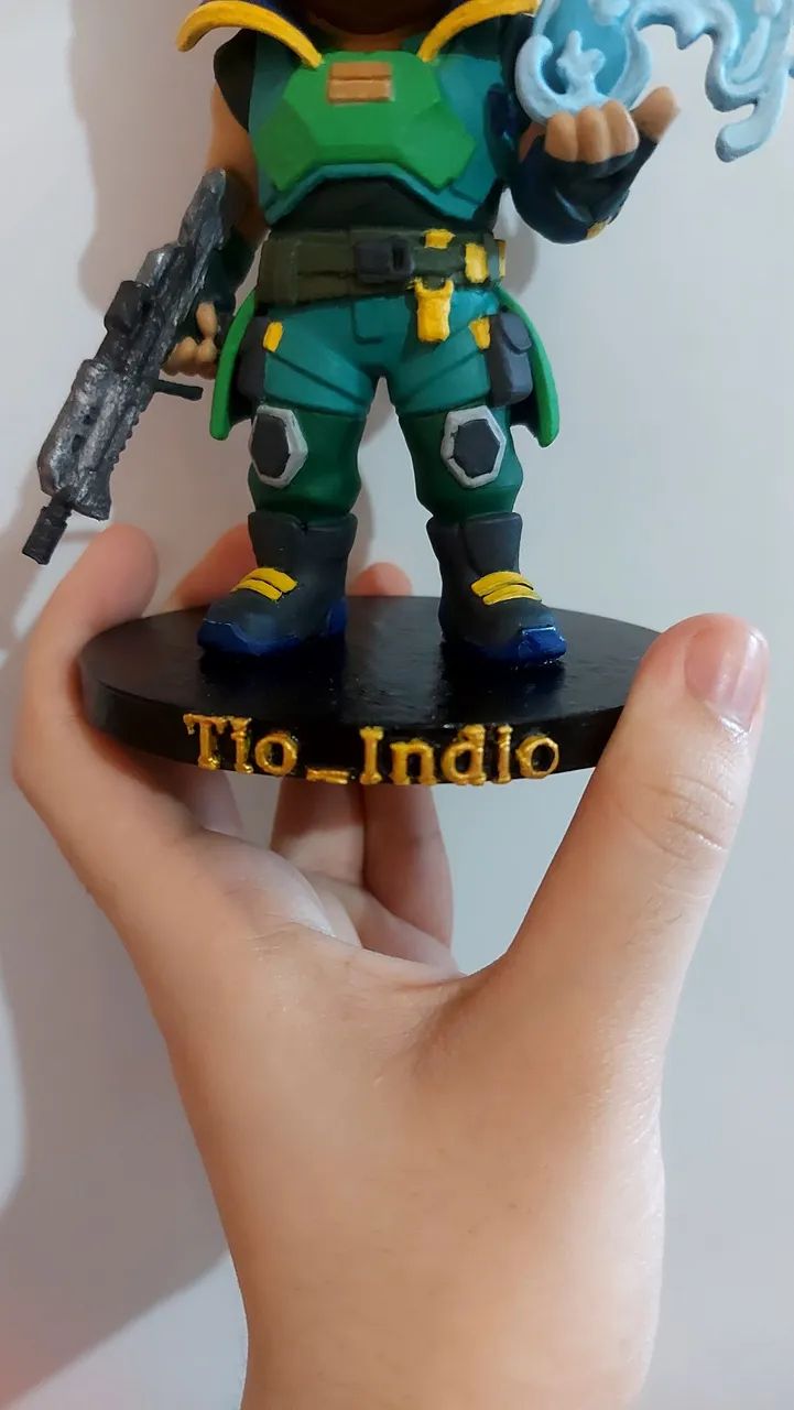 Boneco 3d com base personalizada  Harbor Valorant  - Foto 5