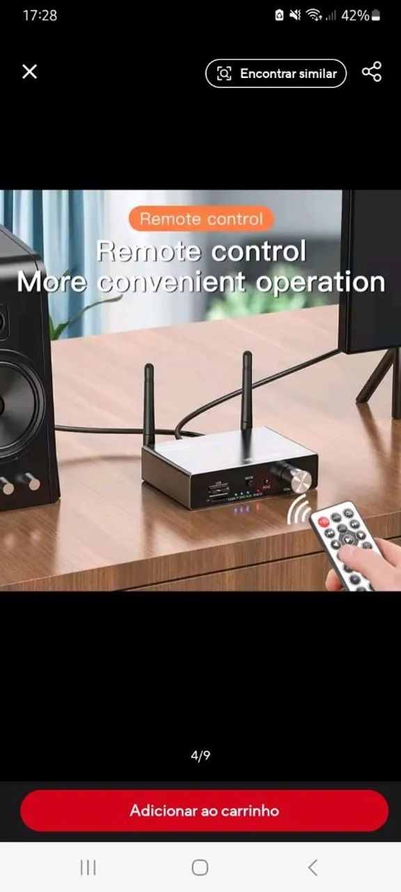 receptor e transmissor de áudio Bluetooth  - Foto 2
