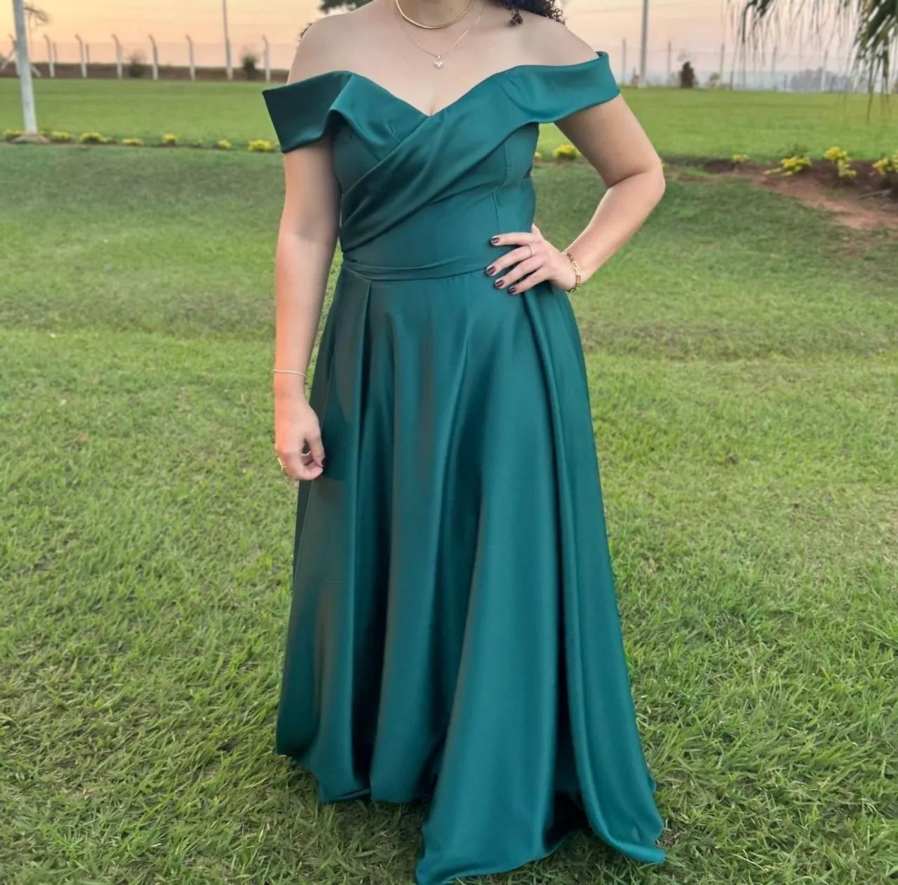 Vestido Verde Esmeralda  - Foto 2