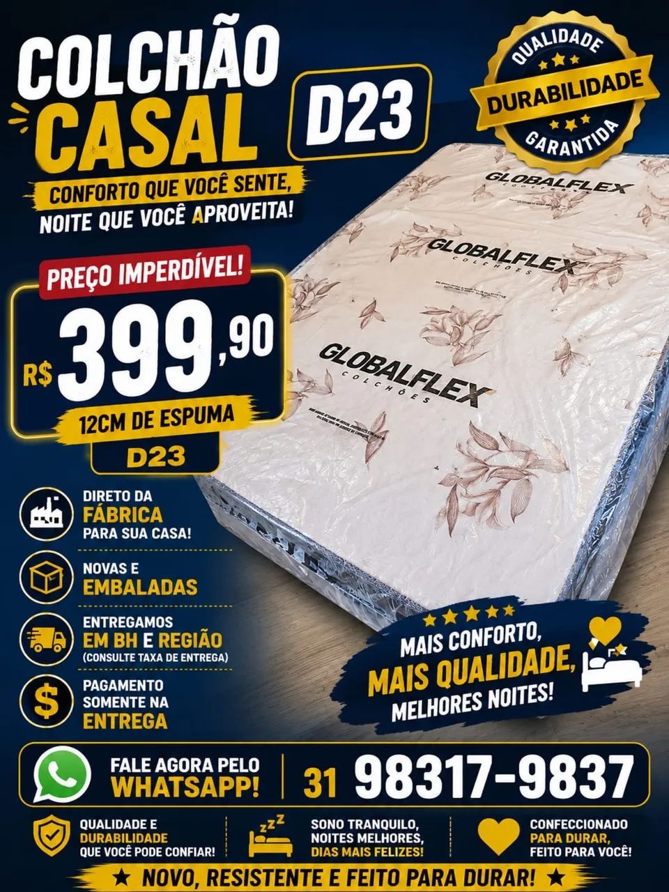 Colchão casal 