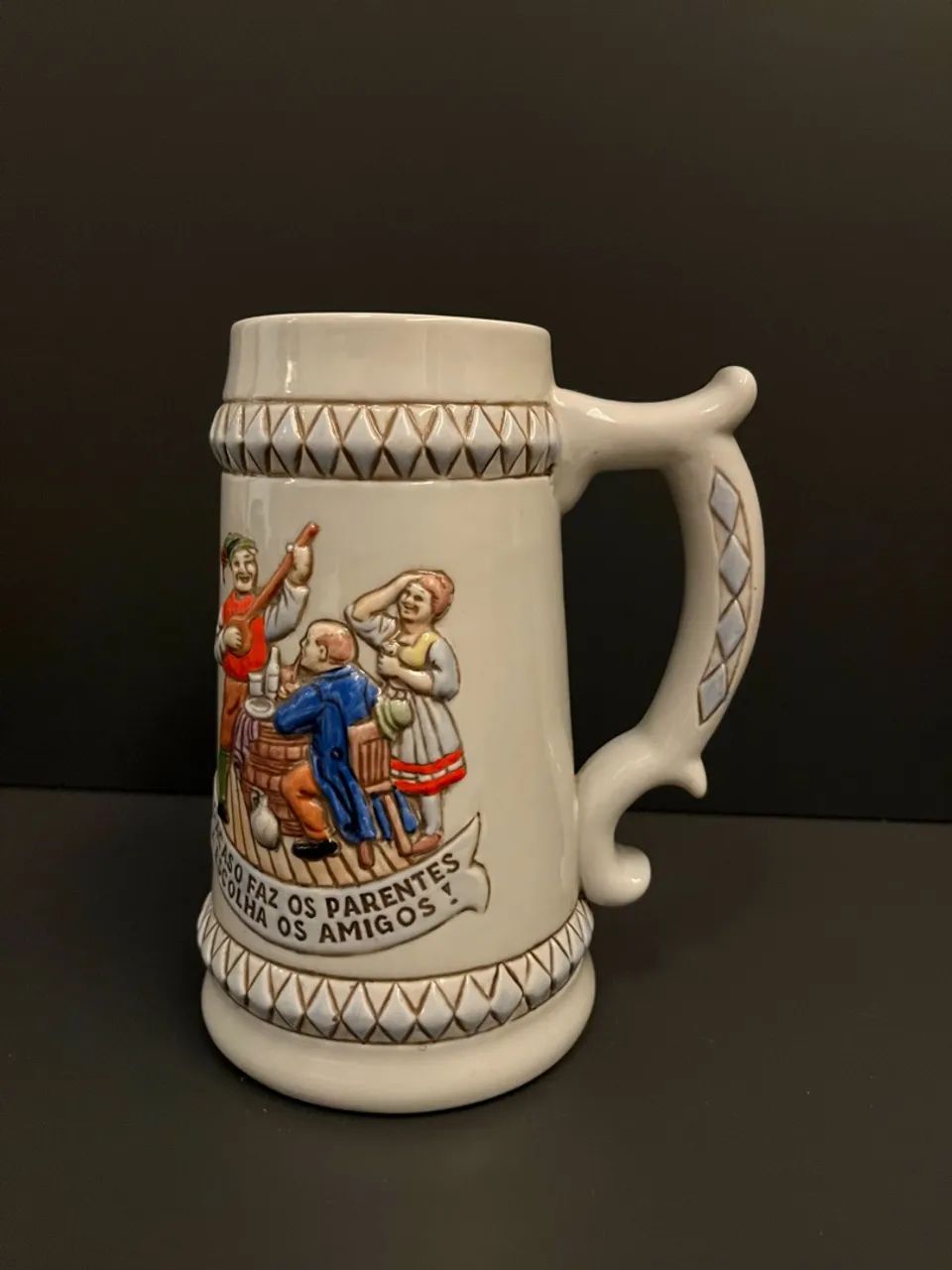 Caneco de chopp antigo Ceramarte  - Foto 3