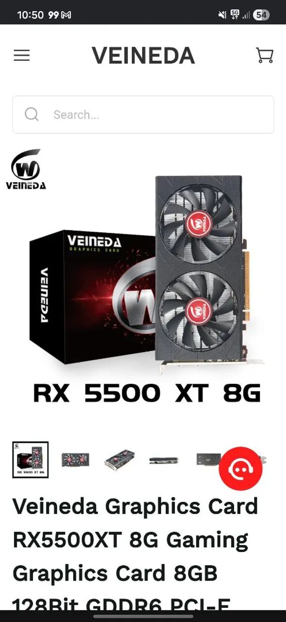 PLACA DE VIDEO RX 5500XT