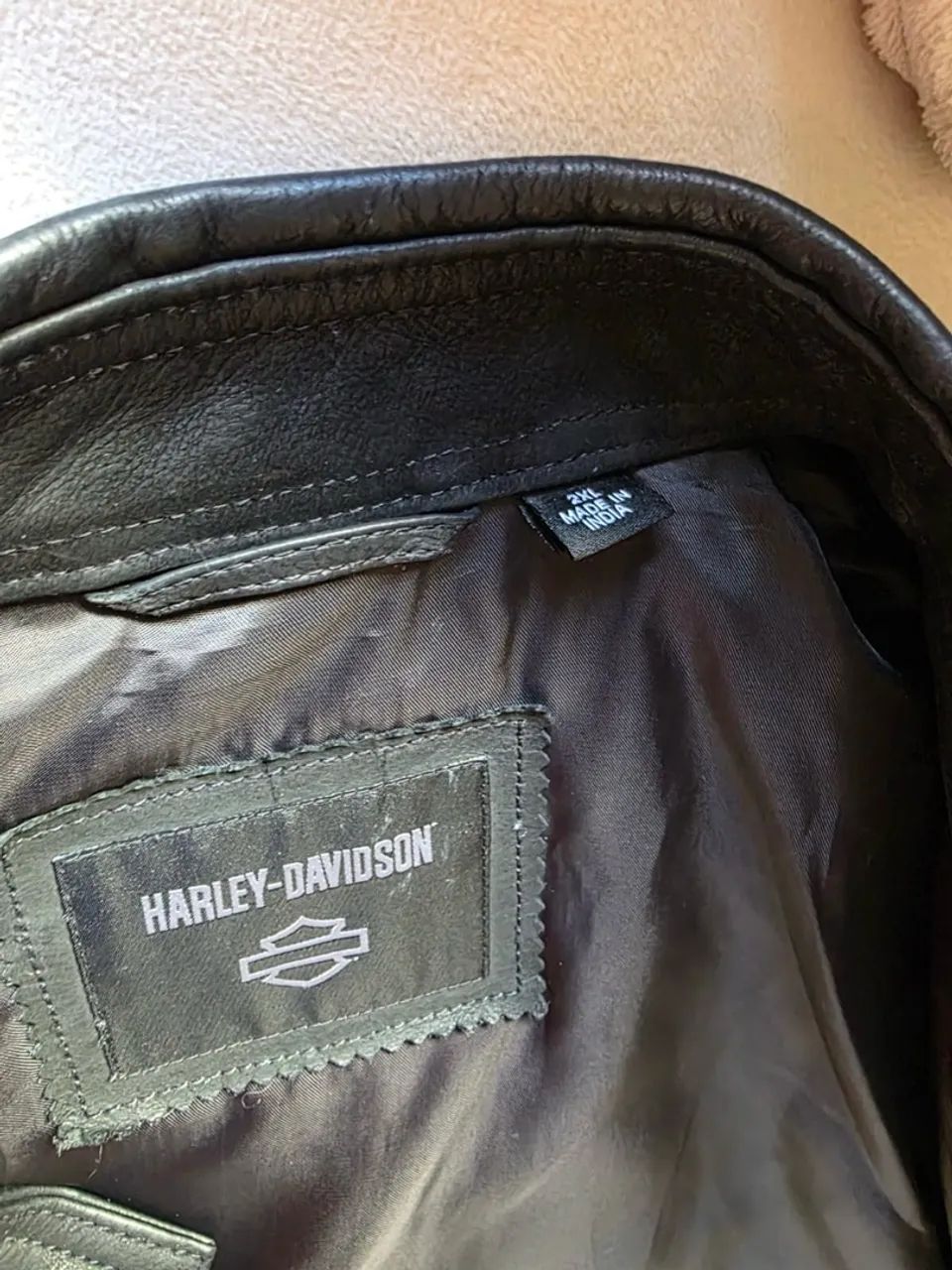 Jaqueta Harley Davidson original em couro  - Foto 5