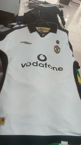 CAMISA MANCHESTER CENTENARIO UMBRO ORIGINAL 2001 - Foto 4