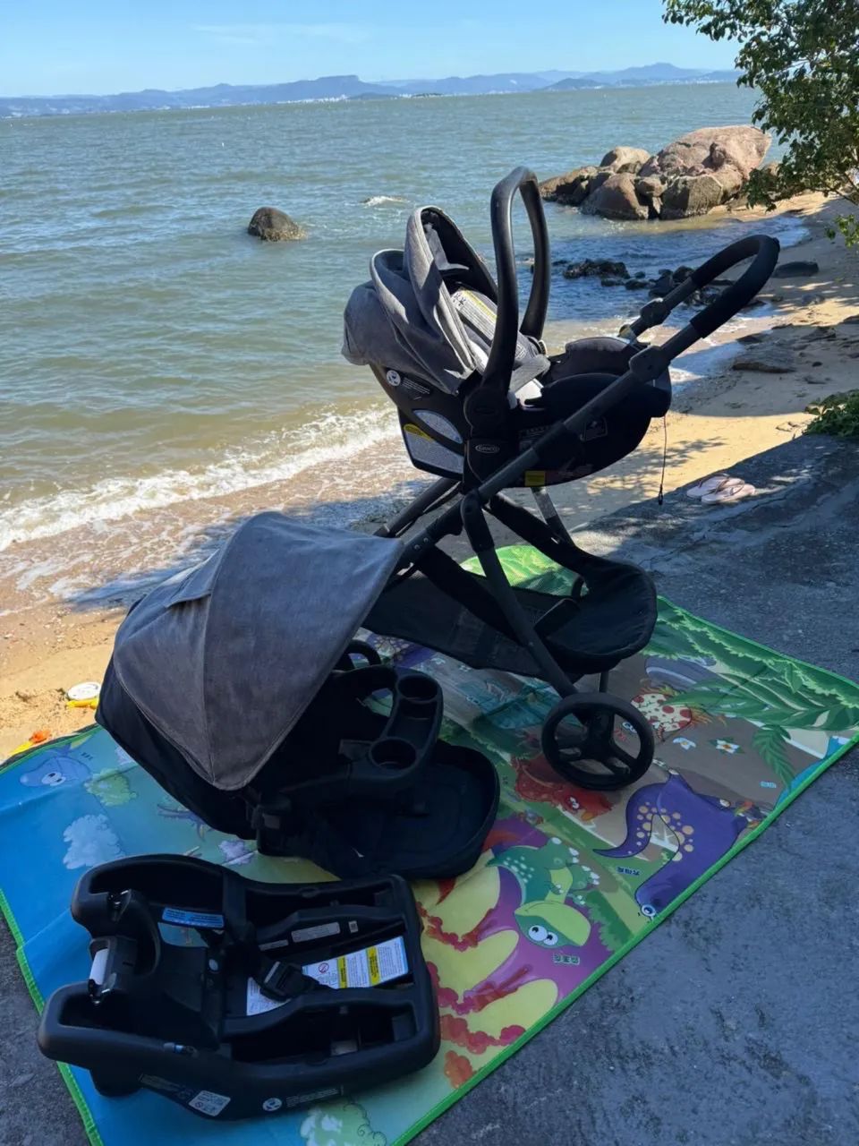 Travel System Graco Modes Closer 3 em 1 Carrinho + Bebê Conforto + Base - Foto 4